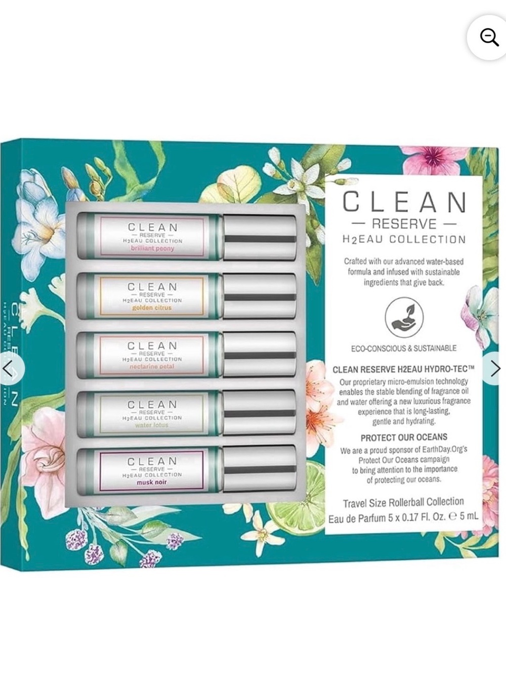 Clean reserve H2EAU Collection Travel Rollerball Set